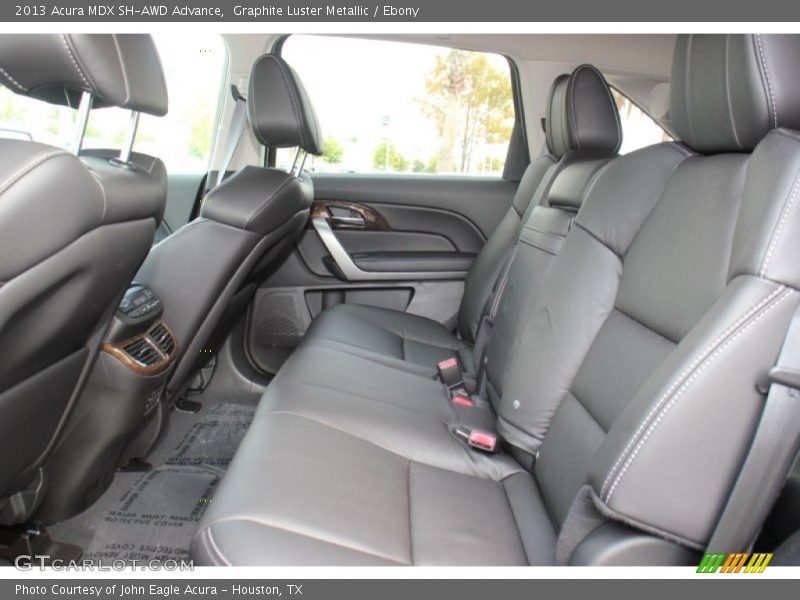 Rear Seat of 2013 MDX SH-AWD Advance