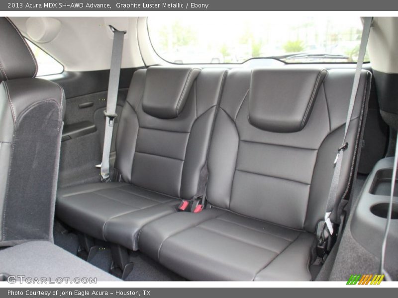 Rear Seat of 2013 MDX SH-AWD Advance