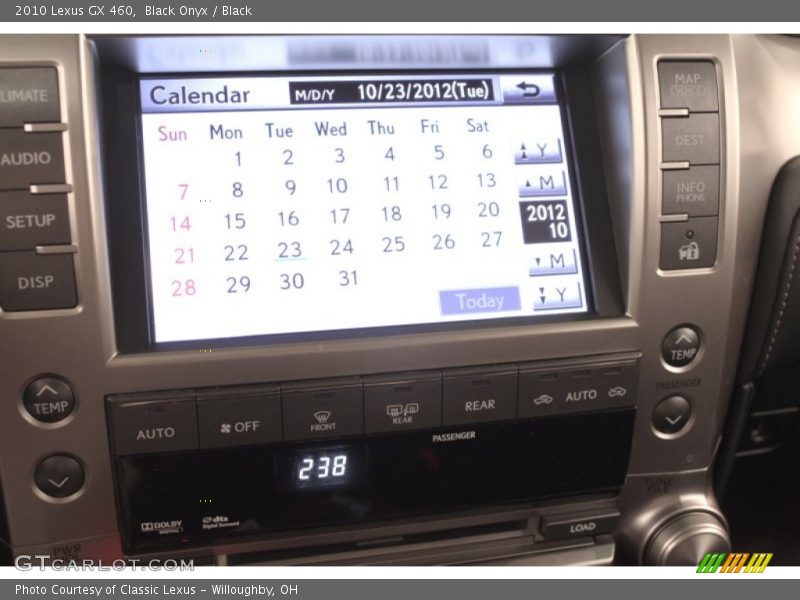 Black Onyx / Black 2010 Lexus GX 460