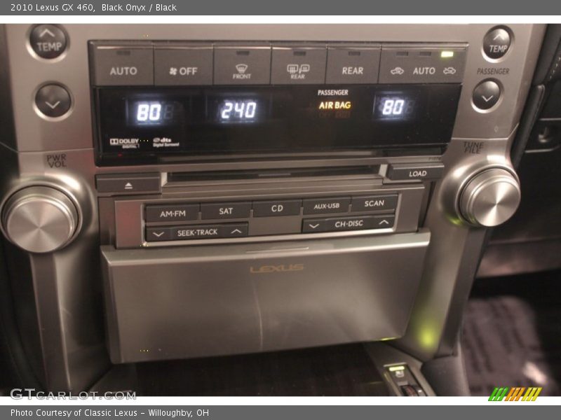 Black Onyx / Black 2010 Lexus GX 460
