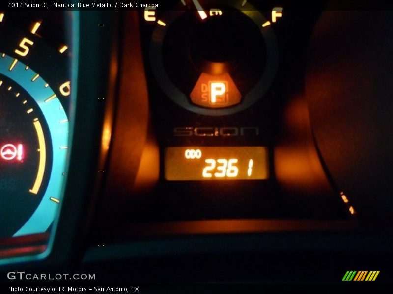 Nautical Blue Metallic / Dark Charcoal 2012 Scion tC