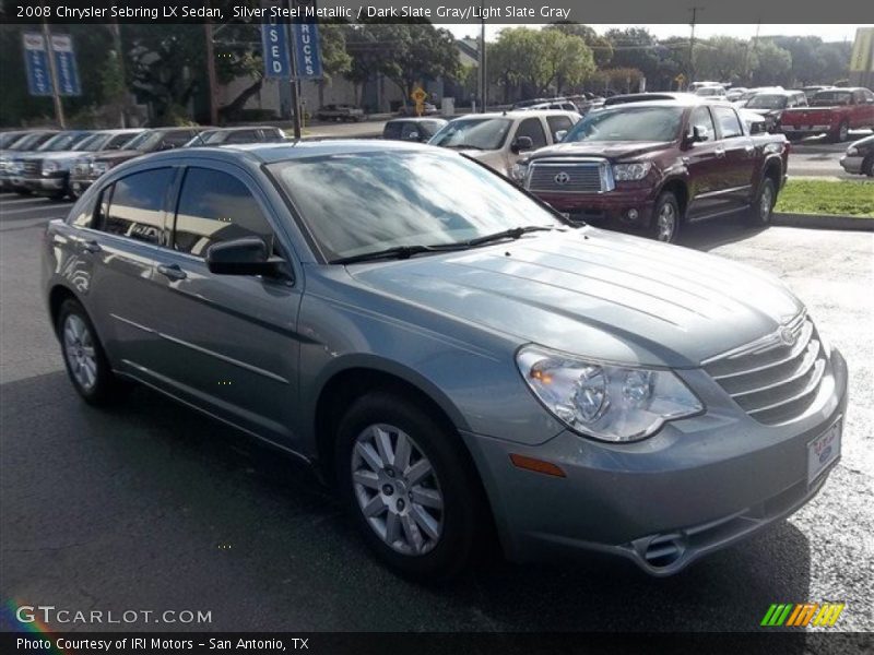 Silver Steel Metallic / Dark Slate Gray/Light Slate Gray 2008 Chrysler Sebring LX Sedan