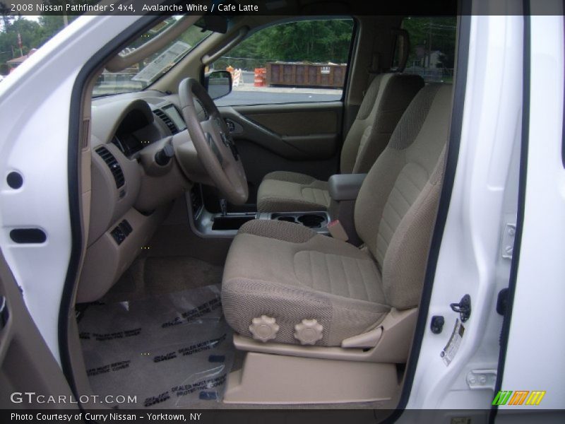 Avalanche White / Cafe Latte 2008 Nissan Pathfinder S 4x4