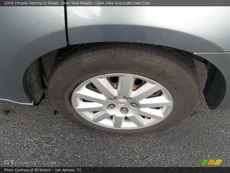 Silver Steel Metallic / Dark Slate Gray/Light Slate Gray 2008 Chrysler Sebring LX Sedan