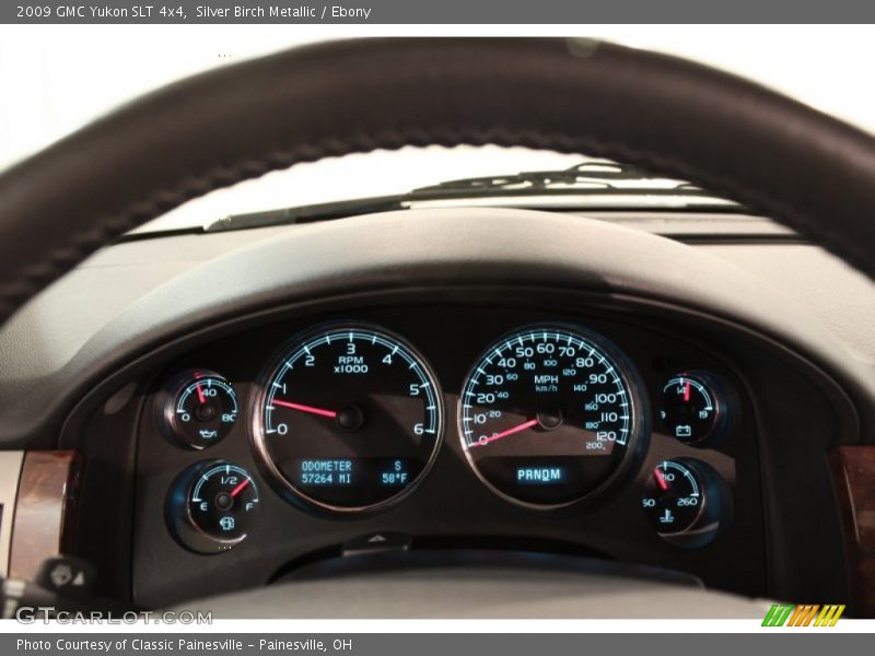 Silver Birch Metallic / Ebony 2009 GMC Yukon SLT 4x4