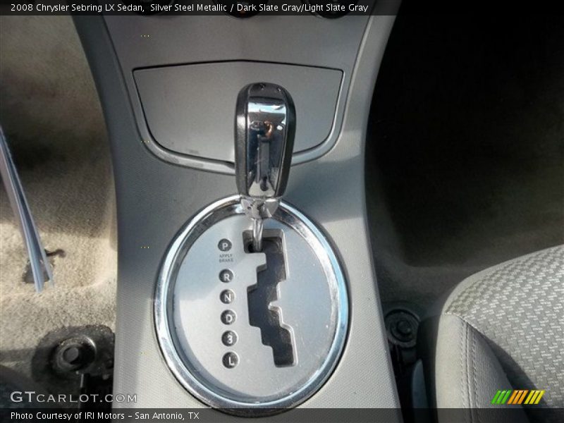 Silver Steel Metallic / Dark Slate Gray/Light Slate Gray 2008 Chrysler Sebring LX Sedan