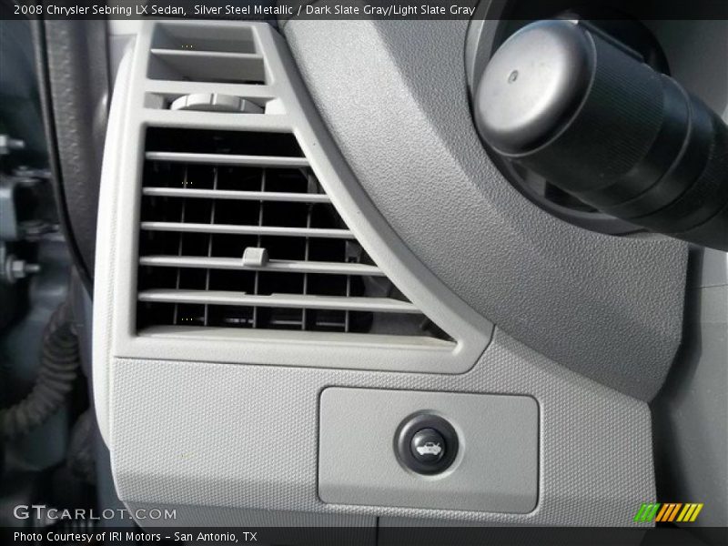 Silver Steel Metallic / Dark Slate Gray/Light Slate Gray 2008 Chrysler Sebring LX Sedan