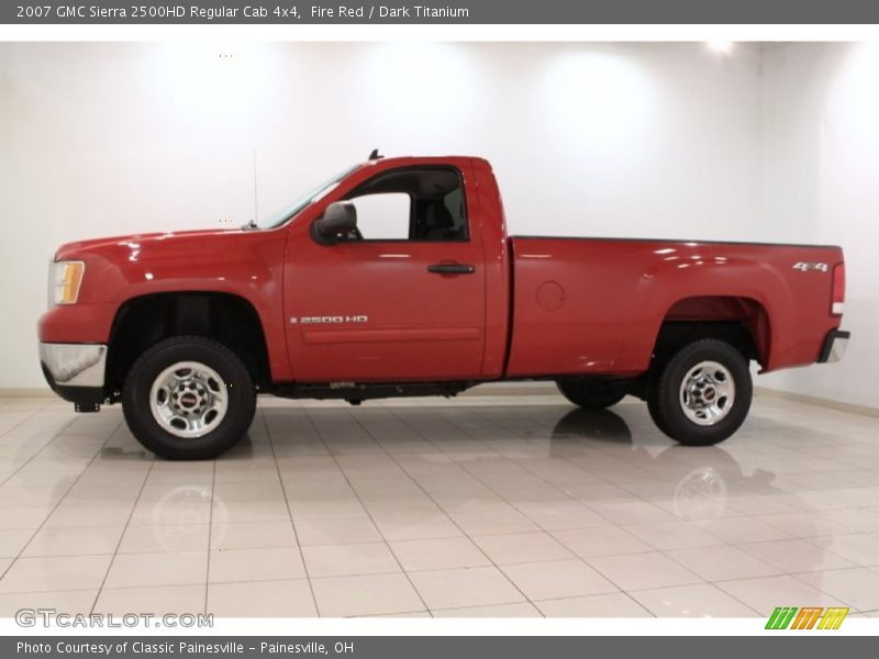  2007 Sierra 2500HD Regular Cab 4x4 Fire Red