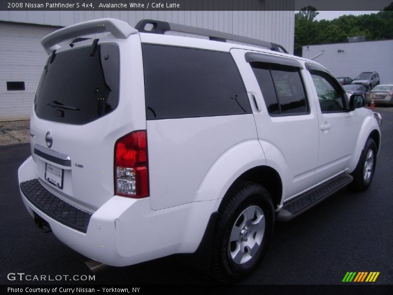 Avalanche White / Cafe Latte 2008 Nissan Pathfinder S 4x4