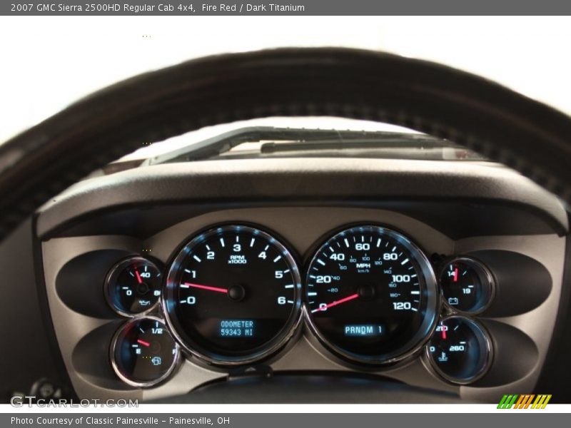  2007 Sierra 2500HD Regular Cab 4x4 Regular Cab 4x4 Gauges