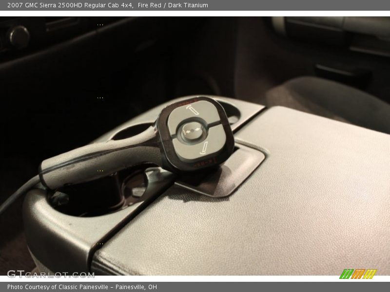 Fire Red / Dark Titanium 2007 GMC Sierra 2500HD Regular Cab 4x4