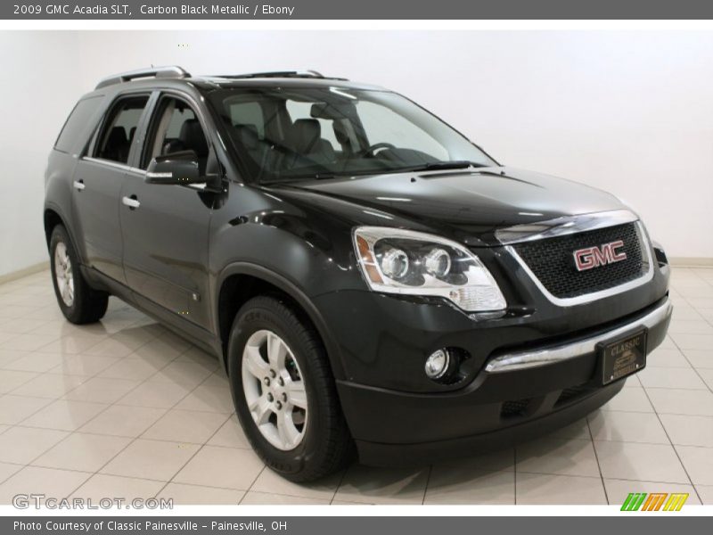 Carbon Black Metallic / Ebony 2009 GMC Acadia SLT