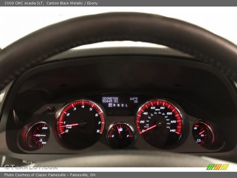 Carbon Black Metallic / Ebony 2009 GMC Acadia SLT