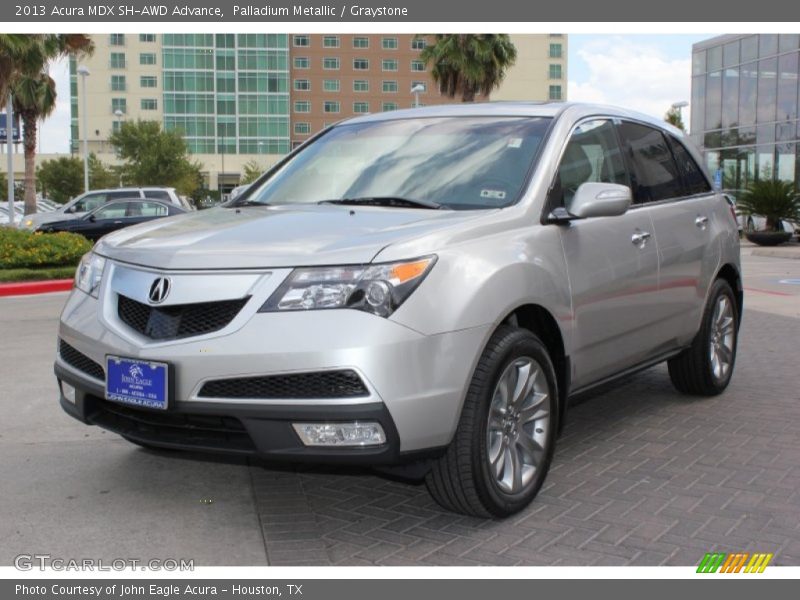 Palladium Metallic / Graystone 2013 Acura MDX SH-AWD Advance