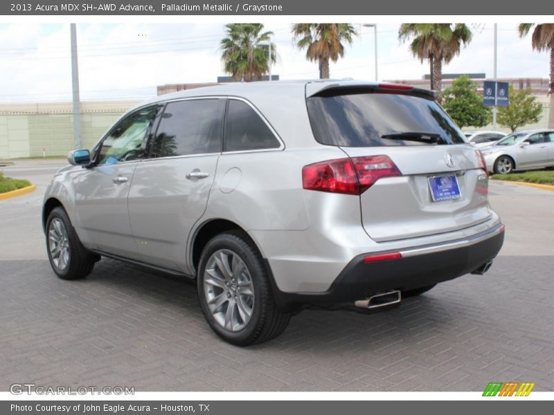 Palladium Metallic / Graystone 2013 Acura MDX SH-AWD Advance