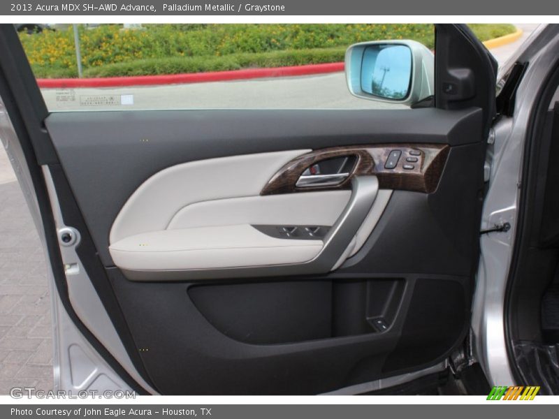 Palladium Metallic / Graystone 2013 Acura MDX SH-AWD Advance