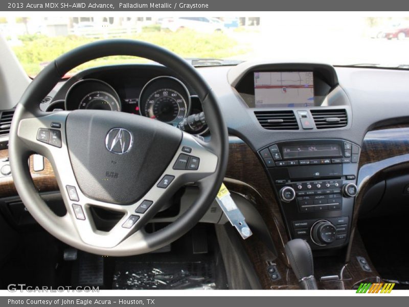 Palladium Metallic / Graystone 2013 Acura MDX SH-AWD Advance