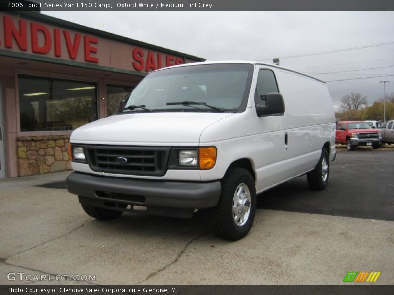 Oxford White / Medium Flint Grey 2006 Ford E Series Van E150 Cargo