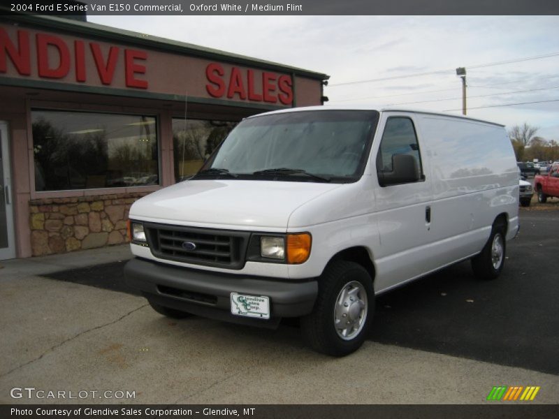 Oxford White / Medium Flint 2004 Ford E Series Van E150 Commercial