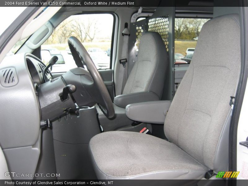 Oxford White / Medium Flint 2004 Ford E Series Van E150 Commercial