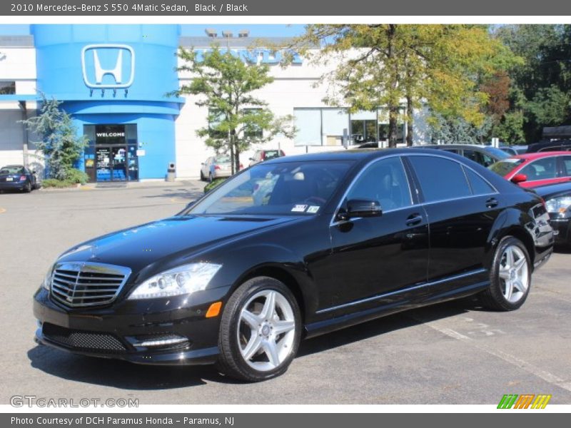 Black / Black 2010 Mercedes-Benz S 550 4Matic Sedan