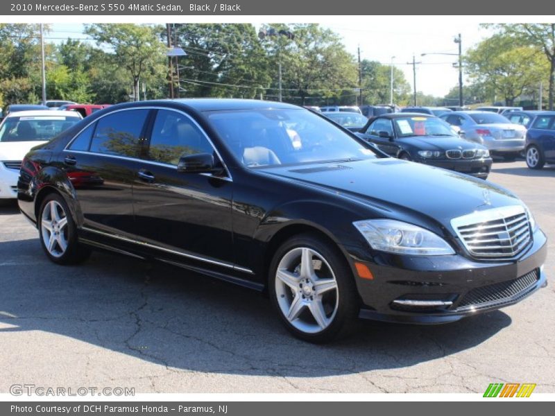 Black / Black 2010 Mercedes-Benz S 550 4Matic Sedan