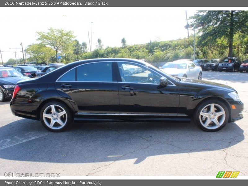 Black / Black 2010 Mercedes-Benz S 550 4Matic Sedan