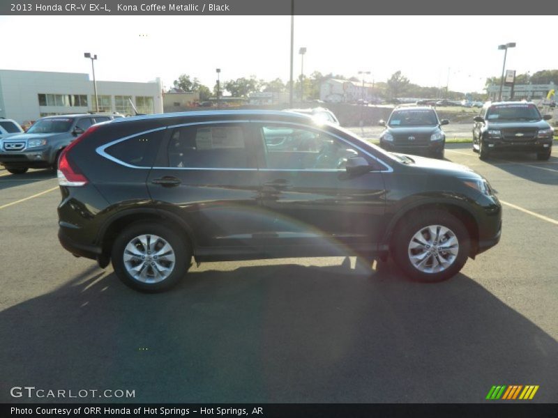 Kona Coffee Metallic / Black 2013 Honda CR-V EX-L