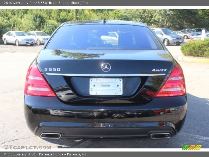 Black / Black 2010 Mercedes-Benz S 550 4Matic Sedan