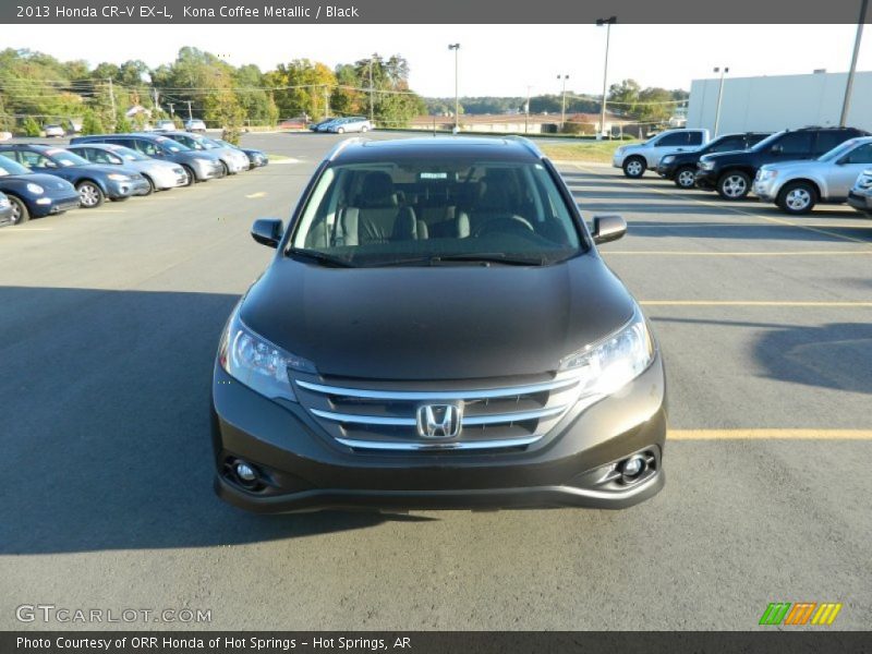 Kona Coffee Metallic / Black 2013 Honda CR-V EX-L