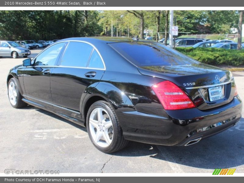 Black / Black 2010 Mercedes-Benz S 550 4Matic Sedan
