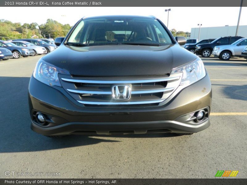 Kona Coffee Metallic / Black 2013 Honda CR-V EX-L
