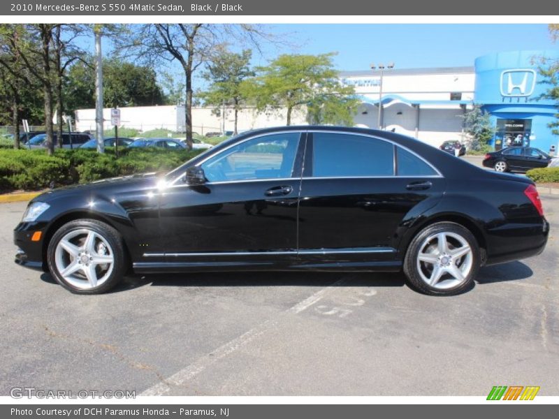 Black / Black 2010 Mercedes-Benz S 550 4Matic Sedan