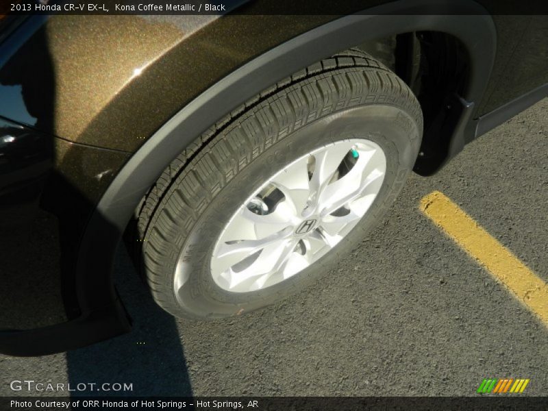 Kona Coffee Metallic / Black 2013 Honda CR-V EX-L