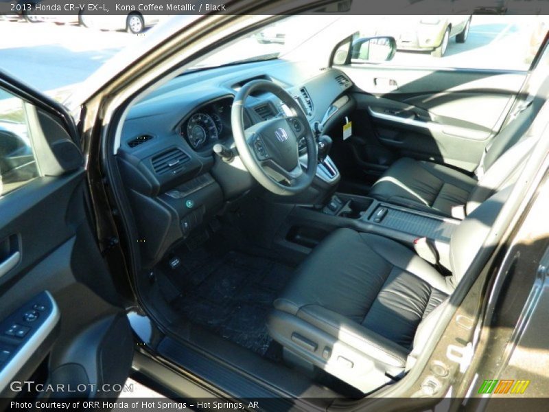 Kona Coffee Metallic / Black 2013 Honda CR-V EX-L