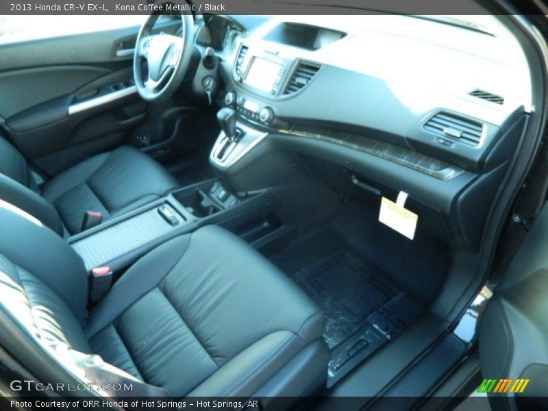 Kona Coffee Metallic / Black 2013 Honda CR-V EX-L