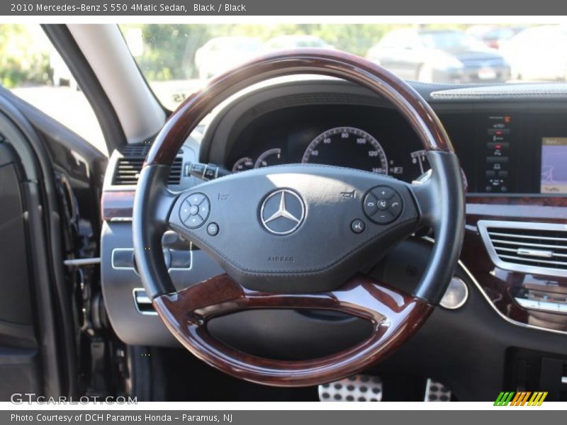 Black / Black 2010 Mercedes-Benz S 550 4Matic Sedan