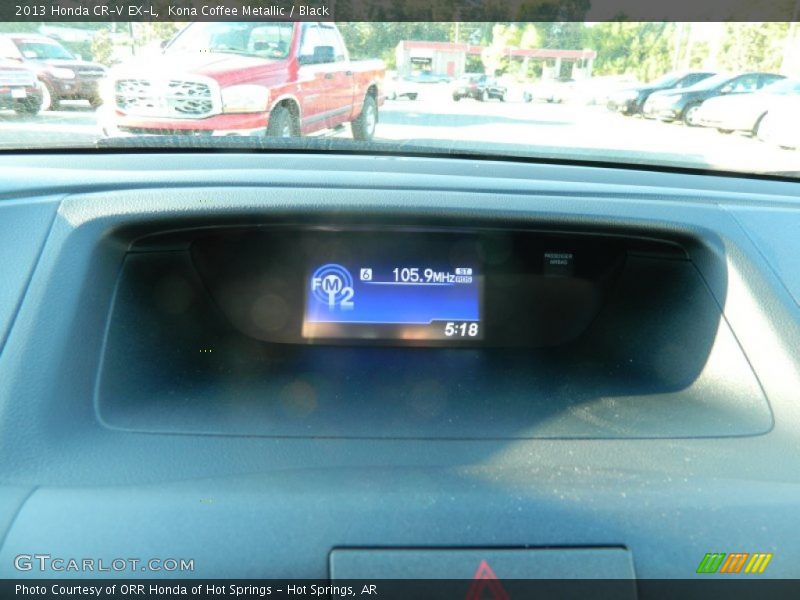 Kona Coffee Metallic / Black 2013 Honda CR-V EX-L