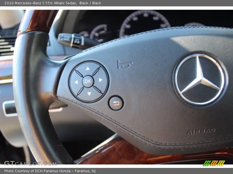 Black / Black 2010 Mercedes-Benz S 550 4Matic Sedan