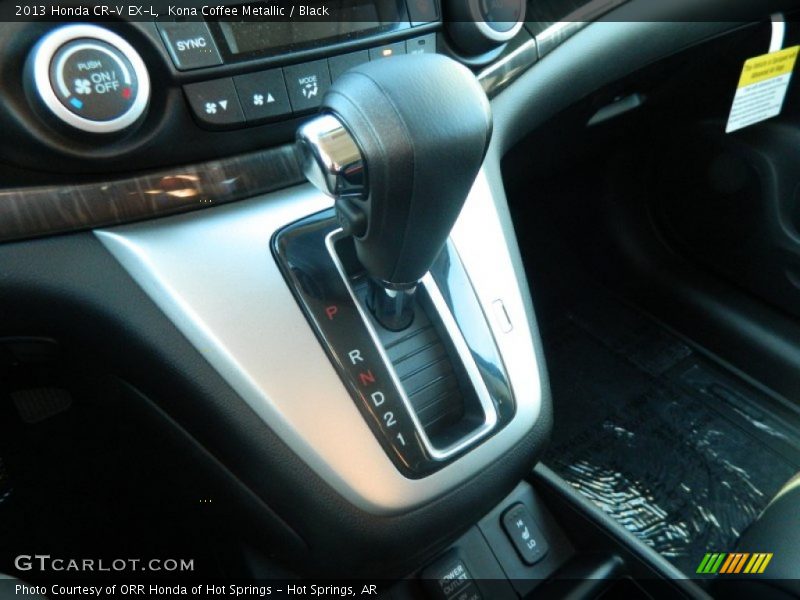 Kona Coffee Metallic / Black 2013 Honda CR-V EX-L