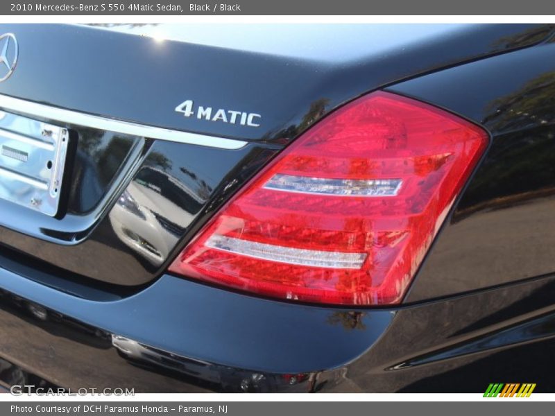 Black / Black 2010 Mercedes-Benz S 550 4Matic Sedan