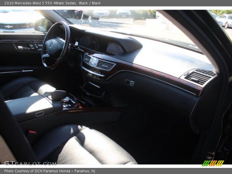 Black / Black 2010 Mercedes-Benz S 550 4Matic Sedan