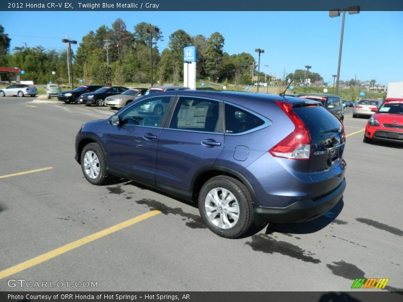 Twilight Blue Metallic / Gray 2012 Honda CR-V EX