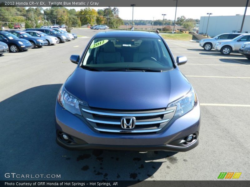 Twilight Blue Metallic / Gray 2012 Honda CR-V EX