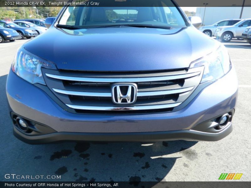 Twilight Blue Metallic / Gray 2012 Honda CR-V EX