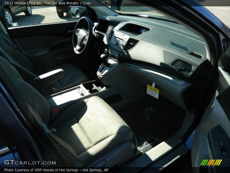 Twilight Blue Metallic / Gray 2012 Honda CR-V EX