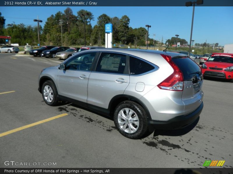 Alabaster Silver Metallic / Gray 2012 Honda CR-V EX
