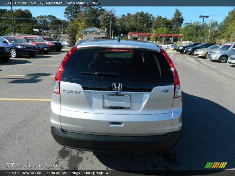 Alabaster Silver Metallic / Gray 2012 Honda CR-V EX