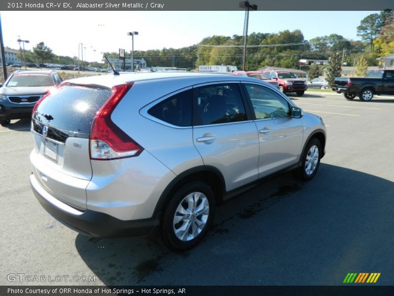 Alabaster Silver Metallic / Gray 2012 Honda CR-V EX