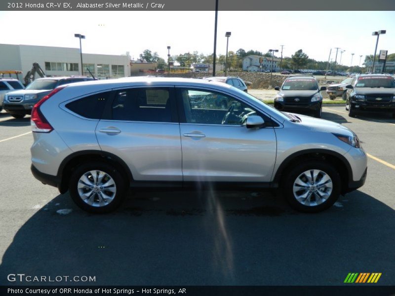 Alabaster Silver Metallic / Gray 2012 Honda CR-V EX